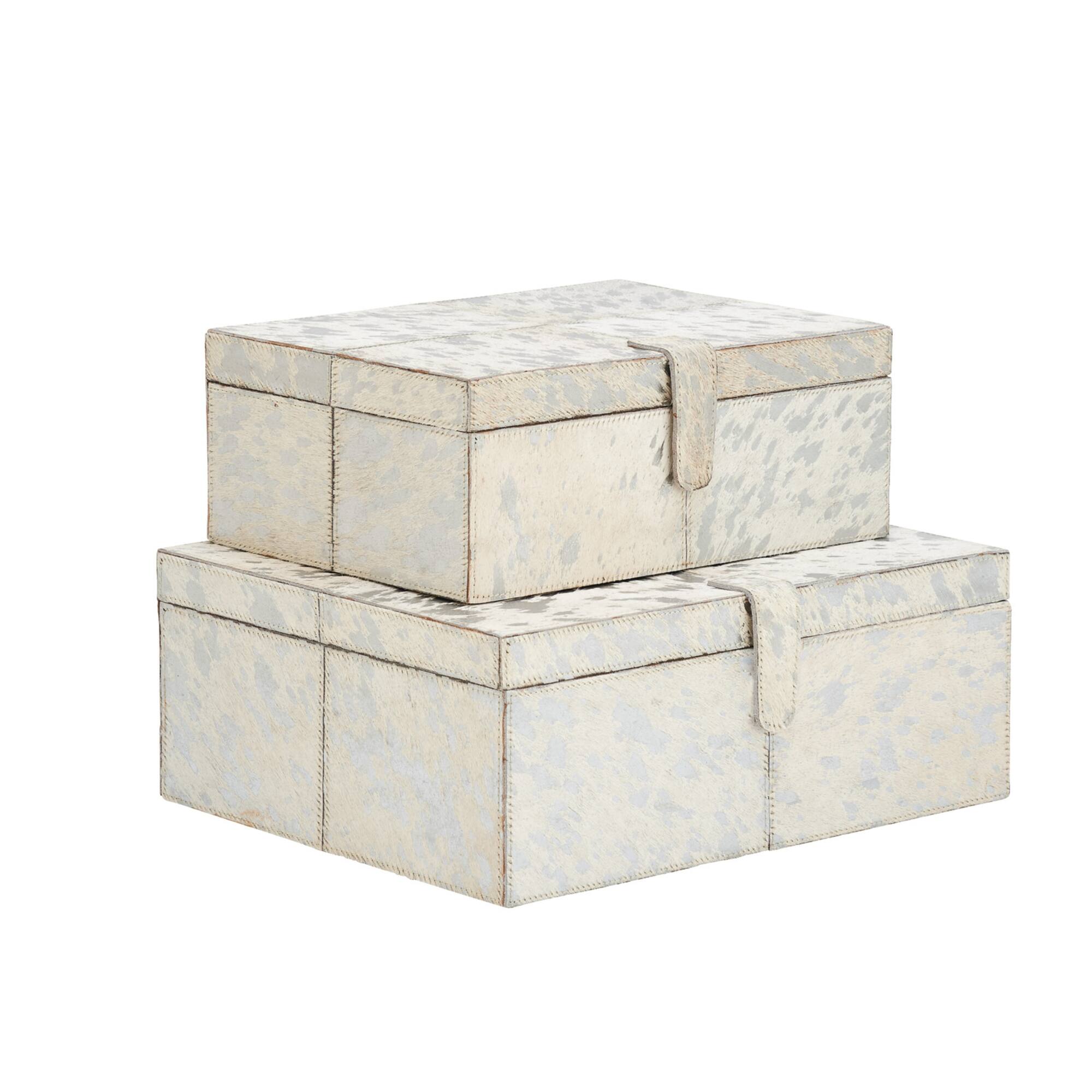 Silver Leather Glam Box Set